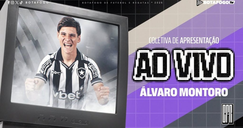 AO VIVO | Botafogo apresenta Álvaro Montoro, ex-Vélez Sarsfield