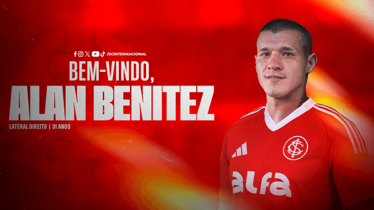 Alan Benítez fecha pré-contrato com o Internacional
