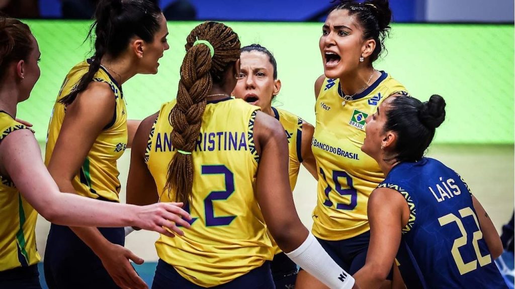 Ana Cristina se destaca e Brasil feminino vence EUA na VNL