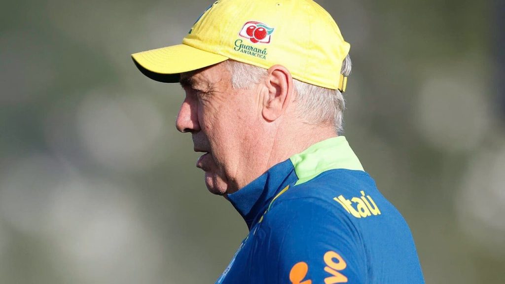 Ancelotti exclui jogador do Flamengo da estreia na Seleção