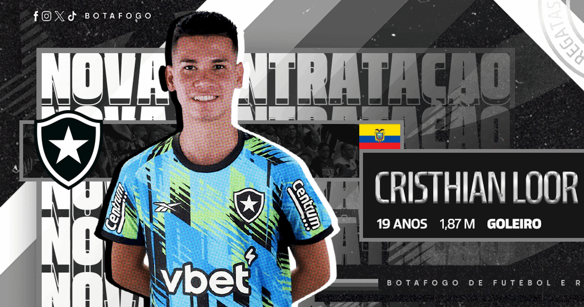 Botafogo Anuncia Cristhian Loor como Terceiro Reforço da Janela