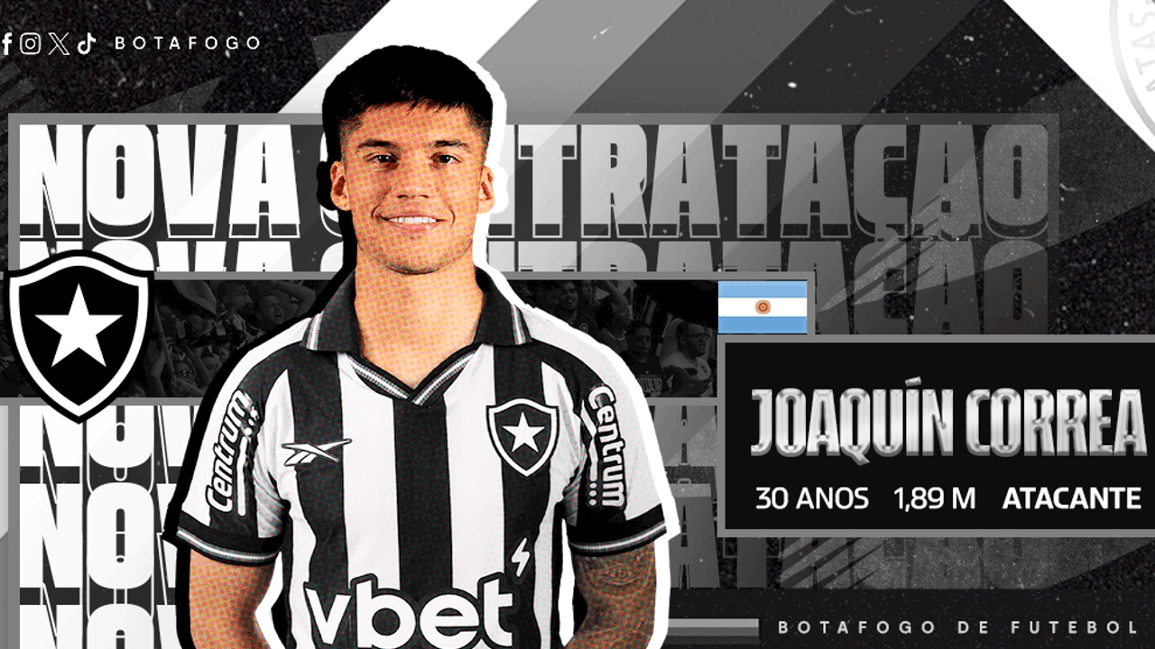 Botafogo confirma contratação do atacante Joaquín Correa