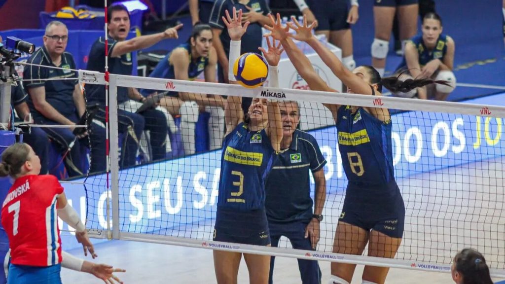 Brasil perde para Itália e encerra invencibilidade na VNL 2025