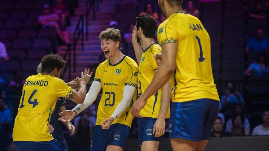 Brasil x Itália na VNL masculina 2025: Como assistir ao vivo