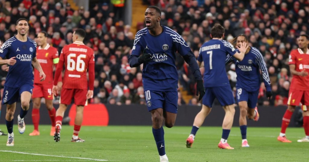 Dembélé, do PSG, se lesiona e é dúvida para jogo contra Botafogo