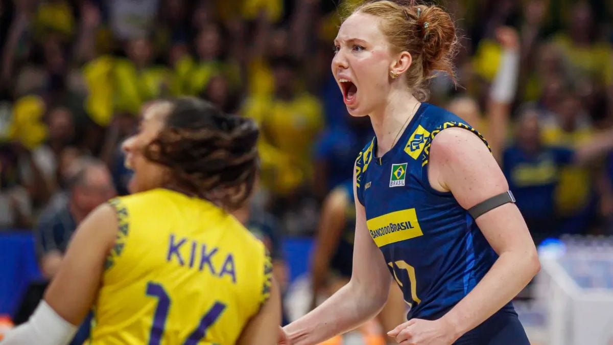 Onde assistir Brasil x República Dominicana ao vivo na VNL 2025