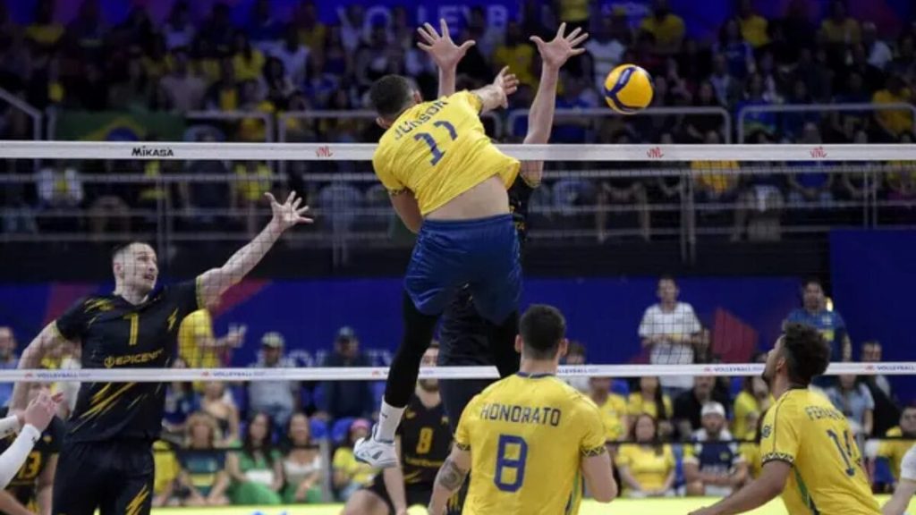 Onde ver Brasil x Eslovênia ao vivo na VNL masculina 2025?