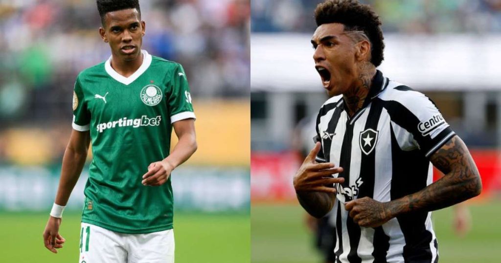 Onde ver os jogos de Palmeiras e Botafogo nesta quinta-feira