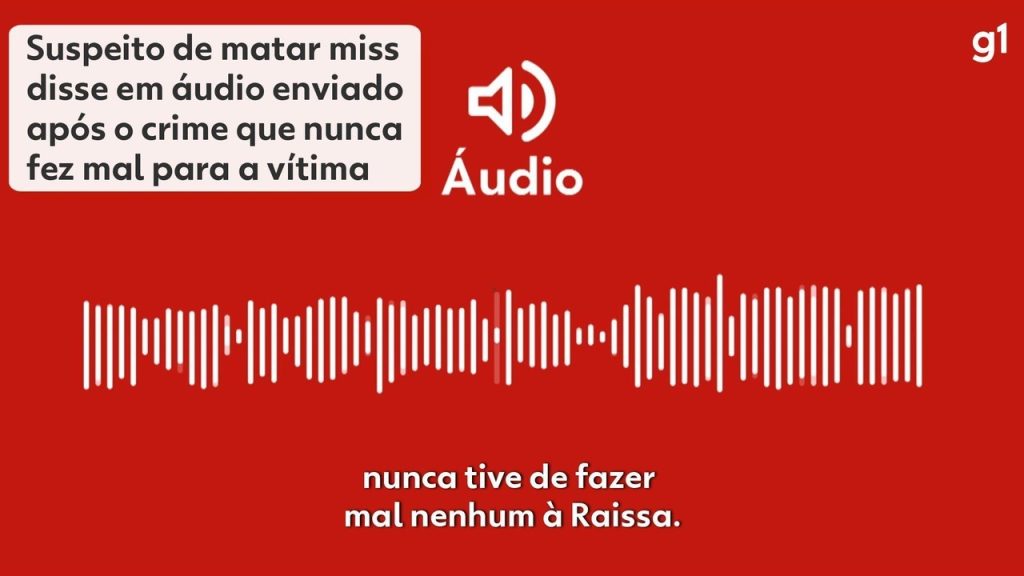 Suspeito de matar miss afirmou em áudio que nunca fez mal a ela; ouça | Paraná