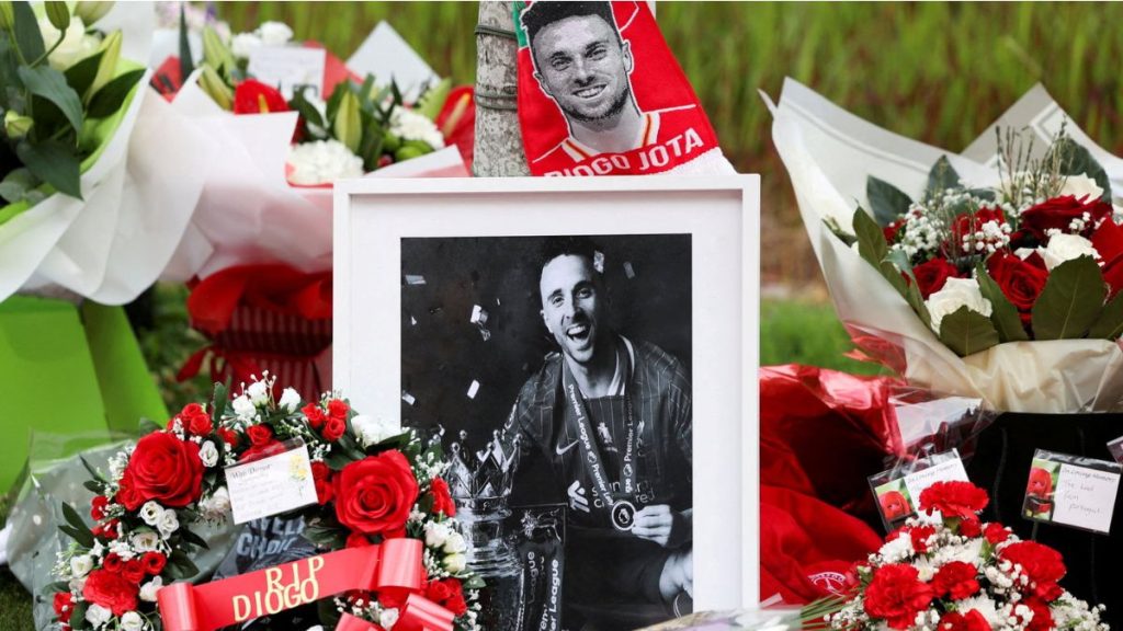 A falta de Diogo Jota no funeral que chamou atenção mundial
