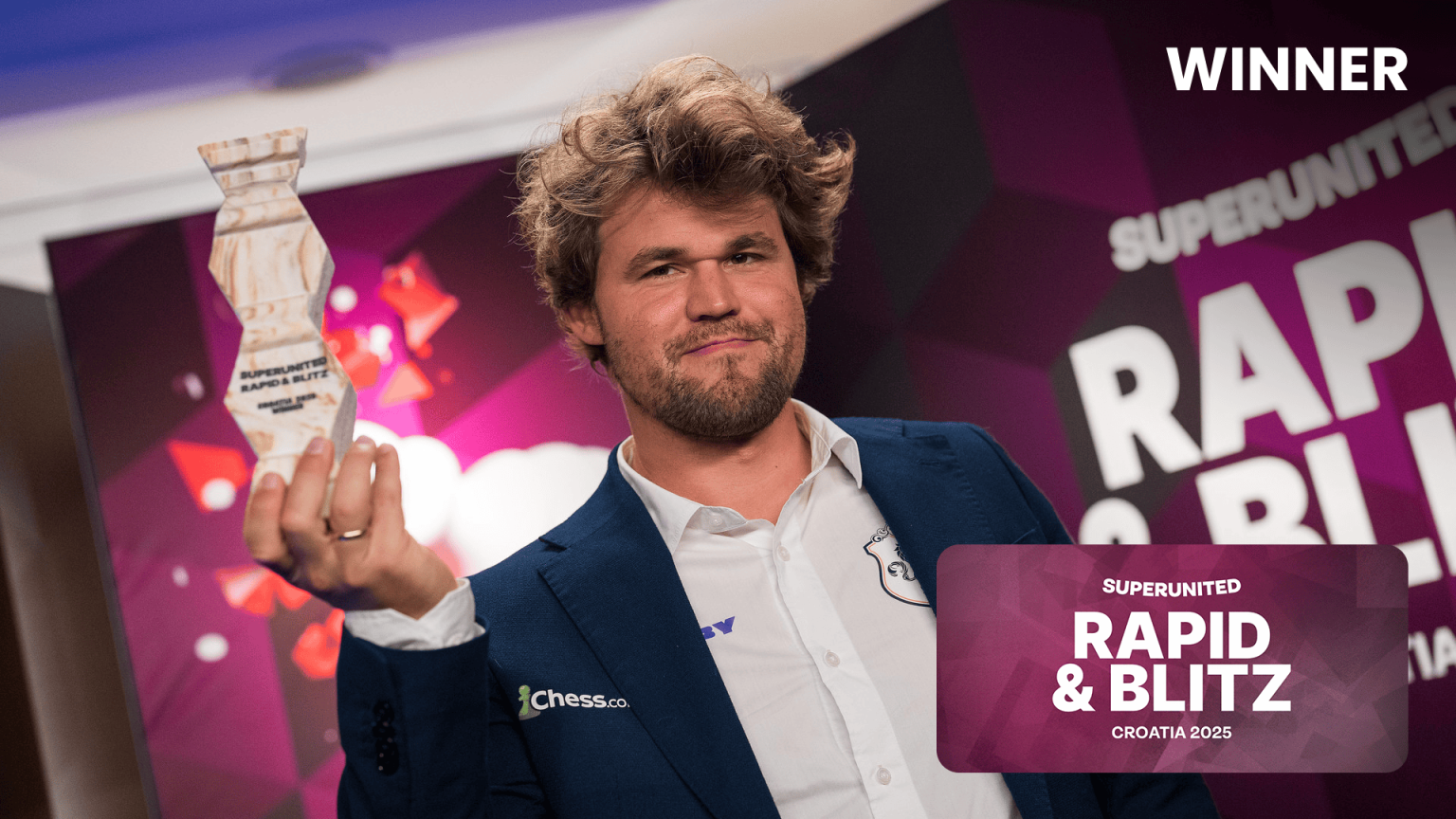'B-Game' é Suficiente: Carlsen Vence Rapid & Blitz na Croácia