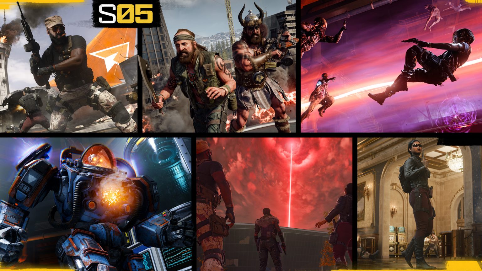 Call of Duty: Black Ops 6 e Warzone Temporada 05: Heróis em Ação