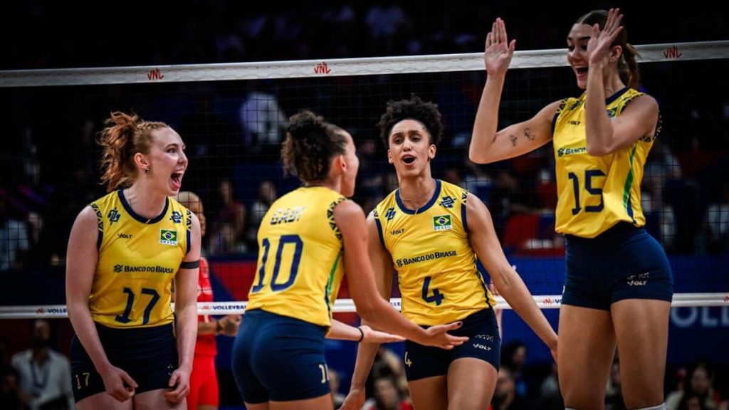 Confrontos das quartas de final da VNL Feminina 2025