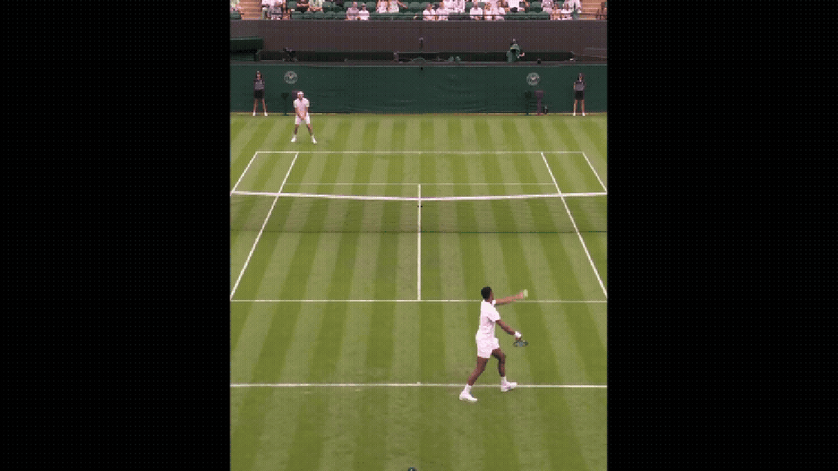 Franceses tem saque mais rápido da História de Wimbledon, mas perde ponto; assista.