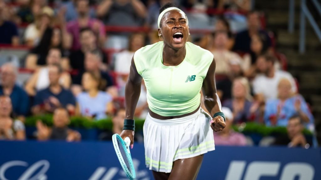 Gauff supera 23 duplas faltas e vence no National Bank Open