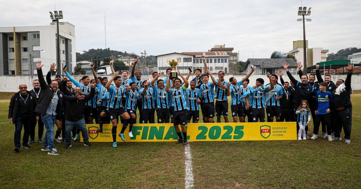 Grêmio vence Juventude e conquista o Campeonato Gaúcho Sub-17