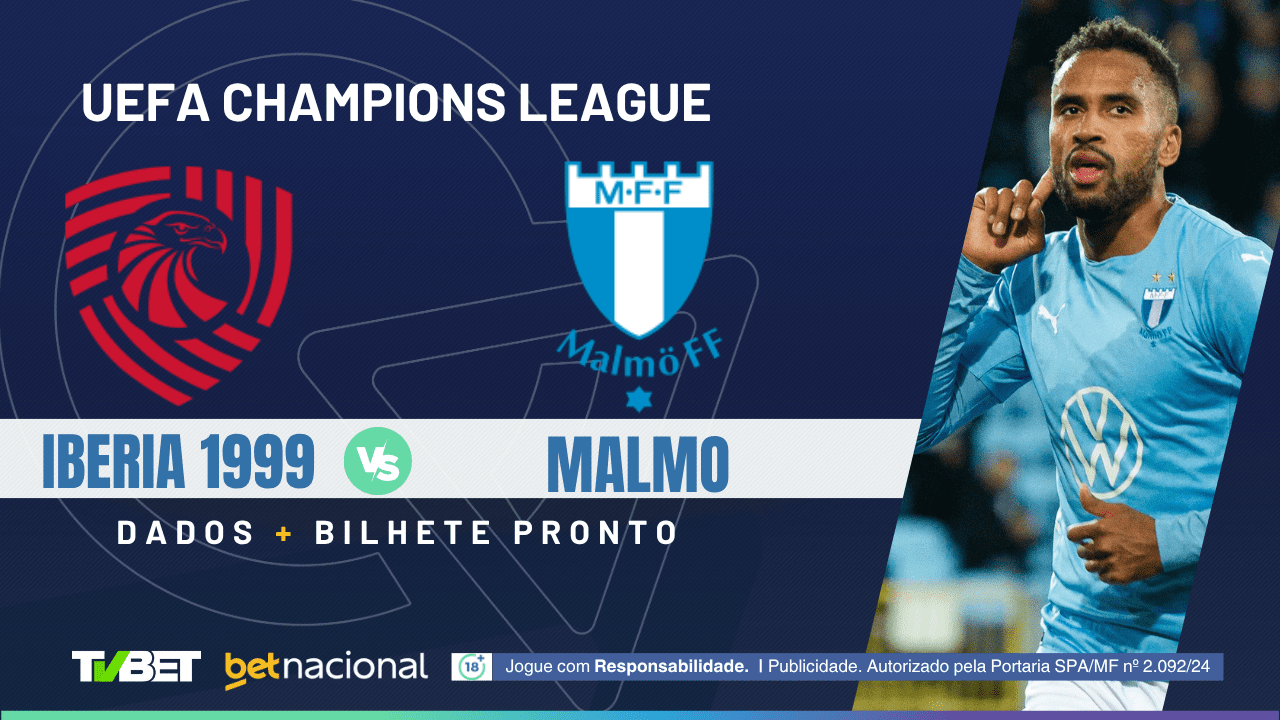 Iberia 1999 x Malmo: horário, onde assistir, escalações e palpites
