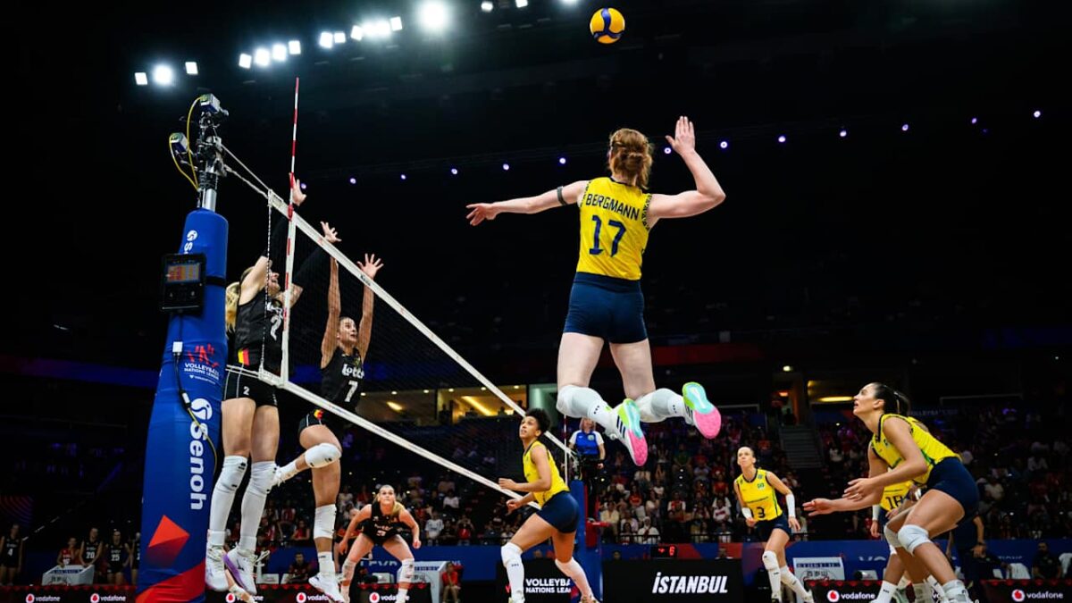 Resultados do 1º dia da 3ª etapa da VNL feminina 2025