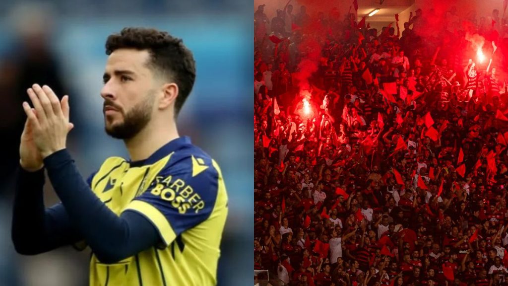 Torcedores do Flamengo 'invadem' perfil de Mikey Johnston