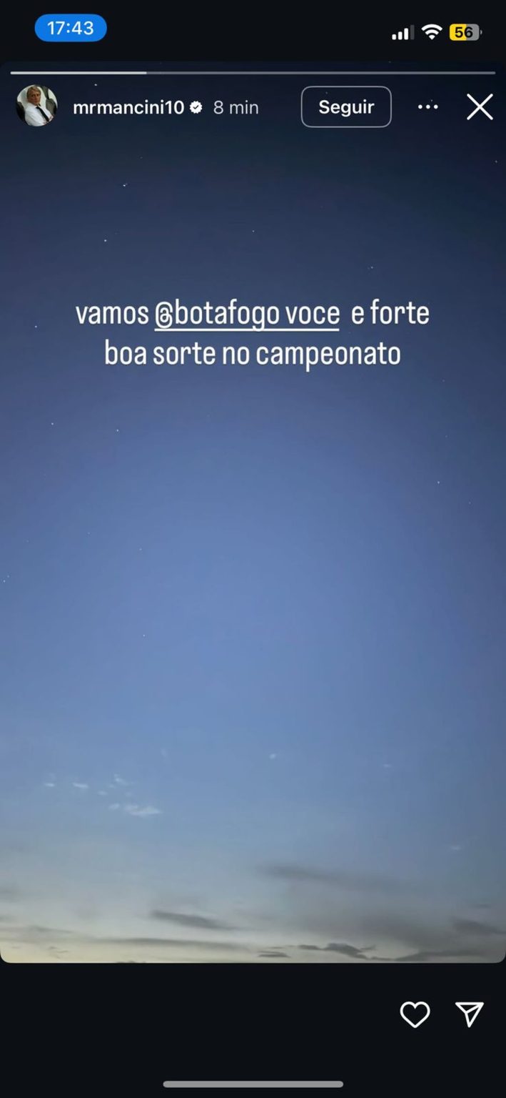 Vai, Botafogo! Você é forte!